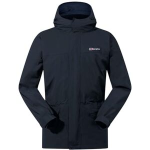 Berghaus Cornice III Interactive Gore-Tex Waterproof Shell Jacket Durable Rain Coat Breathable Jacket, Black/Black, XL Berghaus Cornice III Interactive Gore-Tex Waterproof Shell Jacket Durable Rain Coat Breathable Jacket, Black/Black, XL