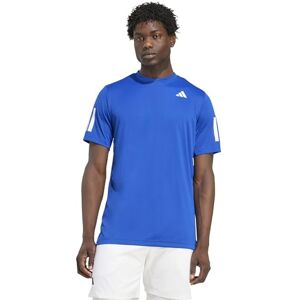 adidas Men's Club Tennis Climacool 3-Stripes T-Shirt, Collegiate Royal, XL adidas Men's Club Tennis Climacool 3-Stripes T-Shirt, Collegiate Royal, XL