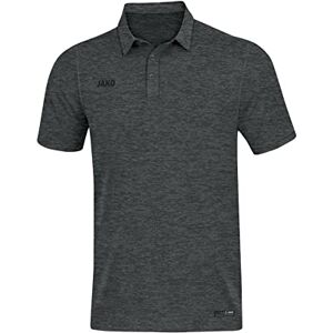 JAKO Men's Polo Shirt, Size XL, Anthracite Blend Grey JAKO Men's Polo Shirt, Size XL, Anthracite Blend Grey