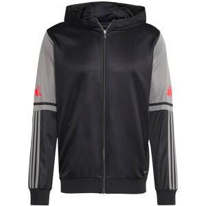 adidas Men's SQUADRA25 HOODY black/team grey four/pure ruby, XL Long adidas Men's SQUADRA25 HOODY black/team grey four/pure ruby, XL Long