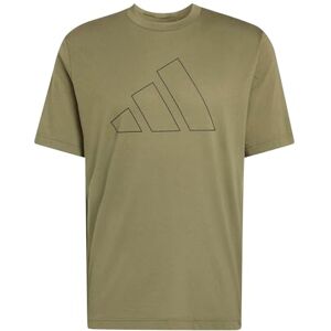adidas Men's Workout Essentials FEELREADY Logo T-Shirt, Olive strata, XL Tall adidas Men's Workout Essentials FEELREADY Logo T-Shirt, Olive strata, XL Tall