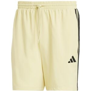 adidas Men's Essential Three Stripes Chelsea Base Short, Powder Yellow/Black, XL adidas Men's Essential Three Stripes Chelsea Base Short, Powder Yellow/Black, XL
