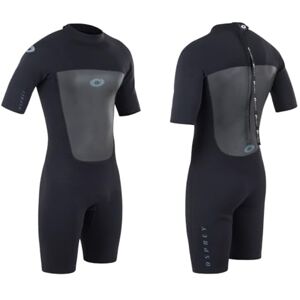 Osprey Men's Shorty 3 mm Summer Wetsuit, Adult Short Sleeve Neoprene Surfing Diving Wetsuit, Origin, Multiple Colours, Black, S Osprey Men's Shorty 3 mm Summer Wetsuit, Adult Short Sleeve Neoprene Surfing Diving Wetsuit, Origin, Multiple Colours, Black, S