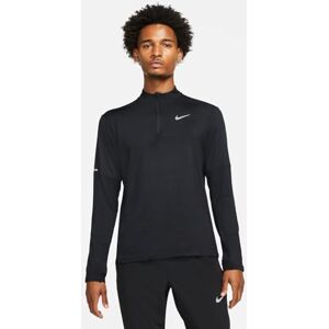 Nike DD4756 M NK DF ELMNT TOP HZ Sweatshirt mens black/reflective silv L Nike DD4756 M NK DF ELMNT TOP HZ Sweatshirt mens black/reflective silv L