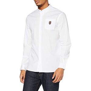 Kappa City Popeline Asm Men's Shirt, mens, Shirt, ASM0149, white, M Kappa City Popeline Asm Men's Shirt, mens, Shirt, ASM0149, white, M