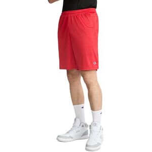 Champion Men's, Lined Basketball, Mesh Gym Shorts (Reg. Or Big & Tall), Crimson C Patch Logo, 4X-Large Big Champion Men's, Lined Basketball, Mesh Gym Shorts (Reg. Or Big & Tall), Crimson C Patch Logo, 4X-Large Big