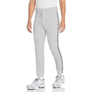 Mizuno Adult Men's Premier Piped Baseball Pant Grey/Black Mizuno Adult Men's Premier Piped Baseball Pant Grey/Black