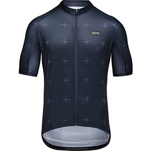GORE Men's Daily Short-Sleeve Cycling Jersey, S, Navy Blue/White GORE Men's Daily Short-Sleeve Cycling Jersey, S, Navy Blue/White