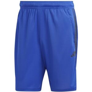 adidas Men's Train Essentials Piqué 3-Stripes Training Shorts, Lucid Blue/Black, XS adidas Men's Train Essentials Piqué 3-Stripes Training Shorts, Lucid Blue/Black, XS