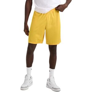 Champion Men's Long Mesh Short with Pockets, Team Gold, Large Champion Men's Long Mesh Short with Pockets, Team Gold, Large