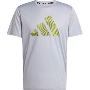 adidas Men's adi365 Running Essentials Brand Love Tee, Halo Silver, M adidas Men's adi365 Running Essentials Brand Love Tee, Halo Silver, M