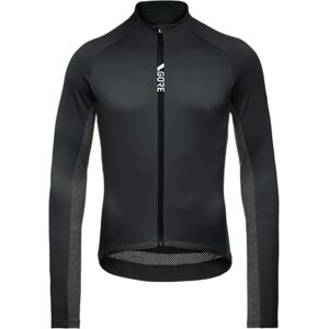 GORE Mens C5 Thermo Jersey, Black/Terra Grey, L EU GORE Mens C5 Thermo Jersey, Black/Terra Grey, L EU