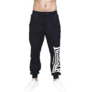 Lonsdale London Men's Large Logo Regular Fit Jogging Pants Black, Medium Lonsdale London Men's Large Logo Regular Fit Jogging Pants Black, Medium