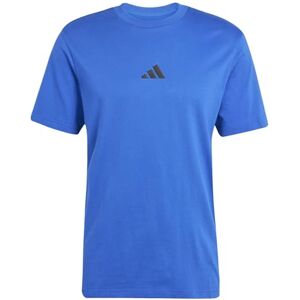 adidas Men's Essential Three Stripes Single Jersey TEE, Team Royal Blue/Black, M adidas Men's Essential Three Stripes Single Jersey TEE, Team Royal Blue/Black, M