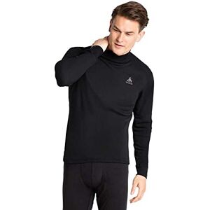 Odlo Men Functional long-sleeve shirt with stand-up collar ACTIVE WARM ECO, black, M Odlo Men Functional long-sleeve shirt with stand-up collar ACTIVE WARM ECO, black, M