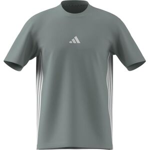 adidas Men's Essential Three Stripes Single Jersey TEE, Wonder Sage/White, M Tall adidas Men's Essential Three Stripes Single Jersey TEE, Wonder Sage/White, M Tall