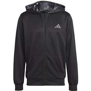adidas Men's Train Essentials Seasonal Training Full-Zip Jacket, Black/Grey Five, XS adidas Men's Train Essentials Seasonal Training Full-Zip Jacket, Black/Grey Five, XS