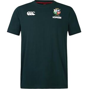Canterbury British & Irish Lions Men's 2025 Cotton Rugby Jersey Tee, Scarab, S Canterbury British & Irish Lions Men's 2025 Cotton Rugby Jersey Tee, Scarab, S