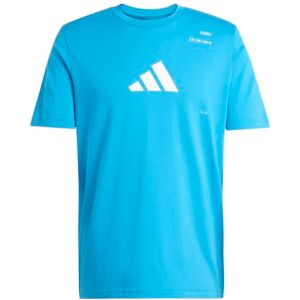 adidas Men's AEROREADY Padel Category Graphic Tee, Bright Blue, XS adidas Men's AEROREADY Padel Category Graphic Tee, Bright Blue, XS