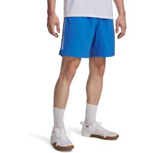 Under Armour Men's Tech Woven Wordmark Short, Lightweight and Breathable Men's Gym Gear, Comfortable Sports Shorts for Training and Athletics,Blue Atlantis / / White,MD Under Armour Men's Tech Woven Wordmark Short, Lightweight and Breathable Men's Gym Gear, Comfortable Sports Shorts for Training and Athletics,Blue Atlantis / / White,MD