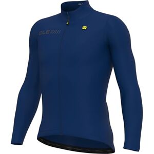 Alé Cycling Men's Solid Fondo 2.0 Long Sleeve Jersey, Blue, XL Alé Cycling Men's Solid Fondo 2.0 Long Sleeve Jersey, Blue, XL