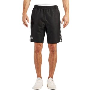 Kappa Men's Graphik Gafo Shorts, Black/White, M Kappa Men's Graphik Gafo Shorts, Black/White, M
