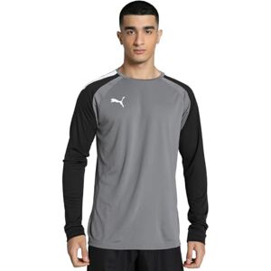 Puma Mens Teampacer Gk Jersey Long Sleeve T-Shirt, Smoked Pearl- Black- White, L EU Puma Mens Teampacer Gk Jersey Long Sleeve T-Shirt, Smoked Pearl- Black- White, L EU