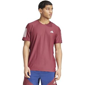 adidas Men's Own The Run Tee, Shadow red, S adidas Men's Own The Run Tee, Shadow red, S