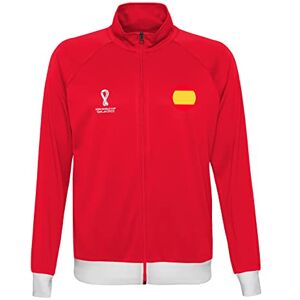 FIFA Official World Cup 2022 Tracksuit Jacket, Mens, Spain, X-Large FIFA Official World Cup 2022 Tracksuit Jacket, Mens, Spain, X-Large
