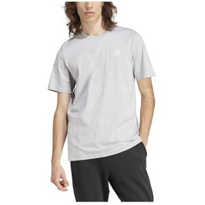 adidas Men's Seasonal Essentials Monogram Graphic Tee, Grey Two, L adidas Men's Seasonal Essentials Monogram Graphic Tee, Grey Two, L