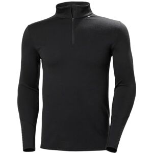 Helly Hansen Men's Lifa Merino Midweight 1/2 Zip, Black, 2XL Helly Hansen Men's Lifa Merino Midweight 1/2 Zip, Black, 2XL