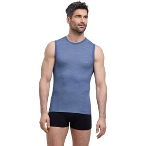 FALKE Men's Wool-Tech Light M S/l Sh Functional Yarn Quick Dry 1 Piece Base Layer Top, Blue Capitain 6751, L FALKE Men's Wool-Tech Light M S/l Sh Functional Yarn Quick Dry 1 Piece Base Layer Top, Blue Capitain 6751, L