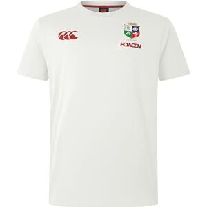 Canterbury British & Irish Lions Men's 2025 Cotton Rugby Jersey Tee, Egret, S Canterbury British & Irish Lions Men's 2025 Cotton Rugby Jersey Tee, Egret, S