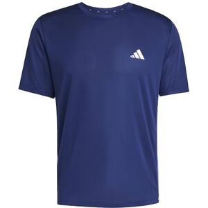 adidas Men's Workout Essentials Base 3-Stripes T-Shirt, Dark Blue/White, L Tall adidas Men's Workout Essentials Base 3-Stripes T-Shirt, Dark Blue/White, L Tall