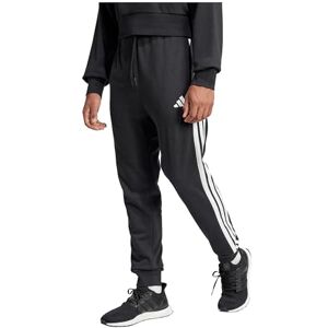 adidas Men's Essential Three Stripes French Terry Pant, Black/White, M adidas Men's Essential Three Stripes French Terry Pant, Black/White, M