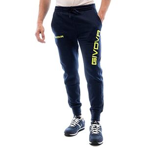 Givova, pants moon, blue/yellow fluo, XS