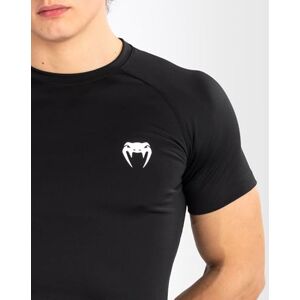 Venum , Contender Short Sleeve Rashguard, Men's, XXL, Black/White Venum , Contender Short Sleeve Rashguard, Men's, XXL, Black/White