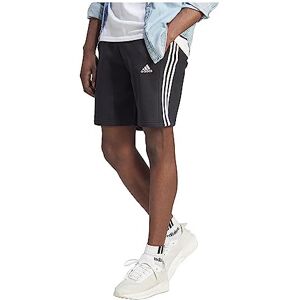 adidas Men Essentials Fleece 3-Stripes Shorts, M Tall, 2 inch Black adidas Men Essentials Fleece 3-Stripes Shorts, M Tall, 2 inch Black