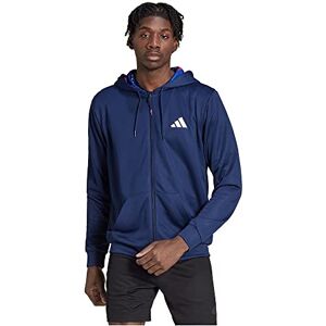 adidas Men's Train Essentials Seasonal Training Full-Zip Jacket, Dark Blue/White, M adidas Men's Train Essentials Seasonal Training Full-Zip Jacket, Dark Blue/White, M