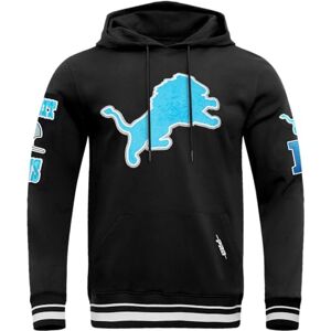 Pro Standard Mens NFL Detroit Lions Retro Classics Pull Over Hoodie Black M Pro Standard Mens NFL Detroit Lions Retro Classics Pull Over Hoodie Black M
