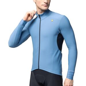 Alé Cycling Men's Klimatik K-Idro Water Repellent Long Sleeve Jersey, Majolica, L Alé Cycling Men's Klimatik K-Idro Water Repellent Long Sleeve Jersey, Majolica, L