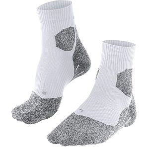 FALKE Men's RU Trail Grip M So Functional Yarn Anti-Blister 1 Pair Running Socks, White 2000, 9.5-10.5 FALKE Men's RU Trail Grip M So Functional Yarn Anti-Blister 1 Pair Running Socks, White 2000, 9.5-10.5