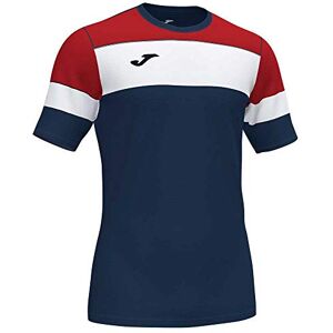 Joma Crew IV T-shirts M/C, Man, mens, 101538.336, Navy-Red, 6XS Joma Crew IV T-shirts M/C, Man, mens, 101538.336, Navy-Red, 6XS