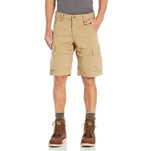 Carhartt Men's Force® Relaxed Fit Ripstop Cargo Work Short, Dark Khaki, W42 Carhartt Men's Force® Relaxed Fit Ripstop Cargo Work Short, Dark Khaki, W42