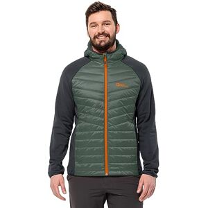 Jack Wolfskin Mens Routeburn Pro Hybrid M Softshell, Hedge Green, XL EU Jack Wolfskin Mens Routeburn Pro Hybrid M Softshell, Hedge Green, XL EU