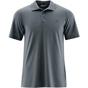 maier sports Men's Ulrich Polo Shirt, Short-Sleeve piqué Shirt for Hiking and Leisure Grey Graphite maier sports Men's Ulrich Polo Shirt, Short-Sleeve piqué Shirt for Hiking and Leisure Grey Graphite