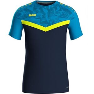 JAKO Men's Iconic T-Shirt, Navy Blue/Neon Yellow, M JAKO Men's Iconic T-Shirt, Navy Blue/Neon Yellow, M