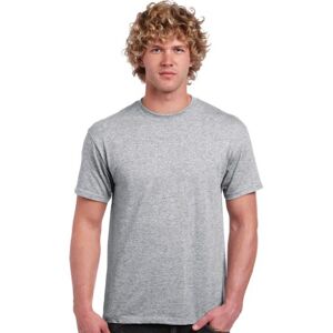 GILDAN Men's Heavy Cotton Tee T Shirt, Grey (Sports Grey), S UK