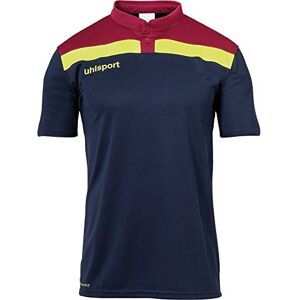 uhlsport Offense 23 Polo Shirt Men's Polo Shirt Navy/Bordeaux/Fluo Yellow, Large uhlsport Offense 23 Polo Shirt Men's Polo Shirt Navy/Bordeaux/Fluo Yellow, Large