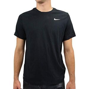 Nike Men's Dri-fit Training T shirt, Black/(White), L UK Nike Men's Dri-fit Training T shirt, Black/(White), L UK